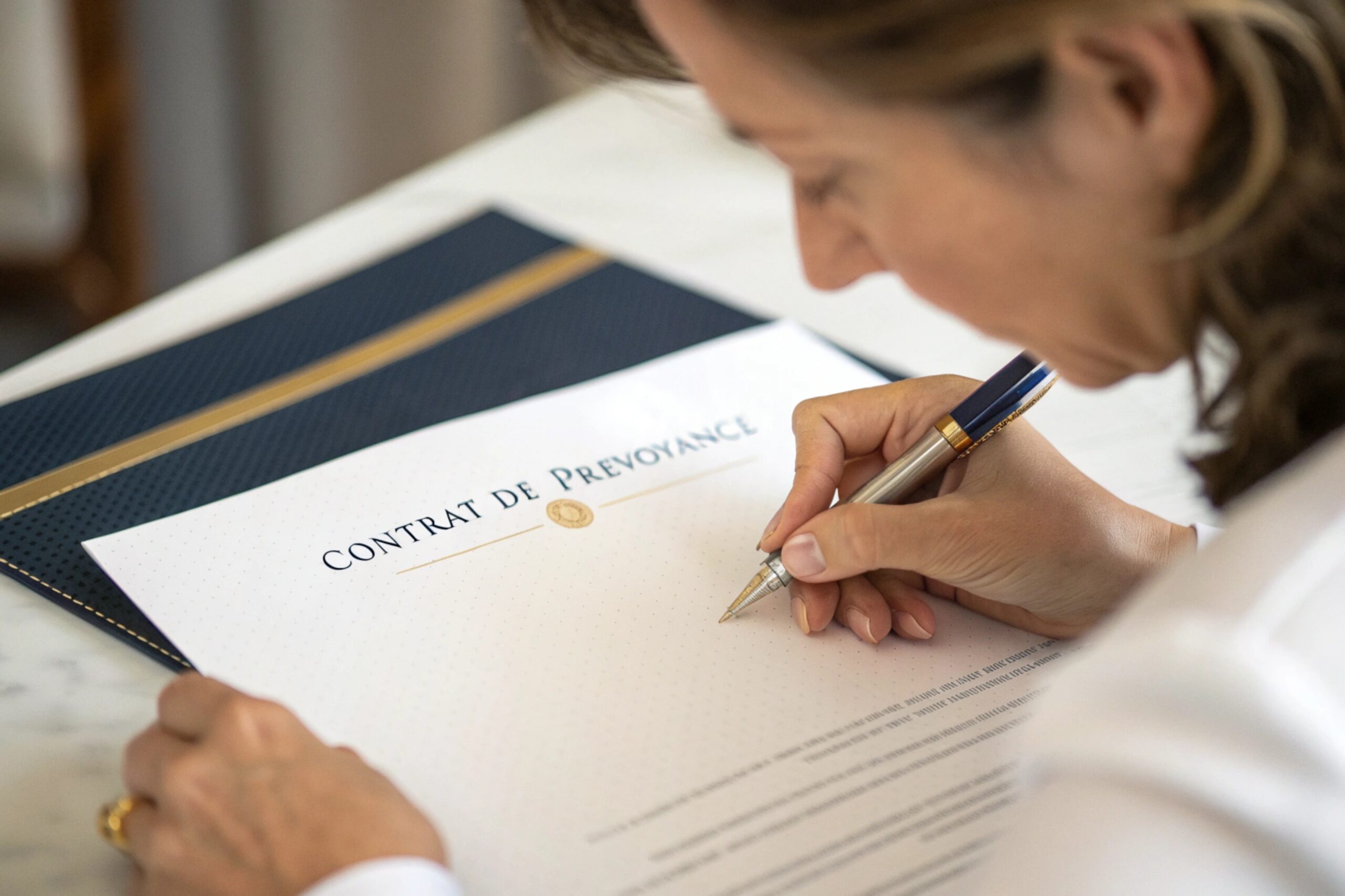 Illustration d’un contrat de prévoyance pour salarié