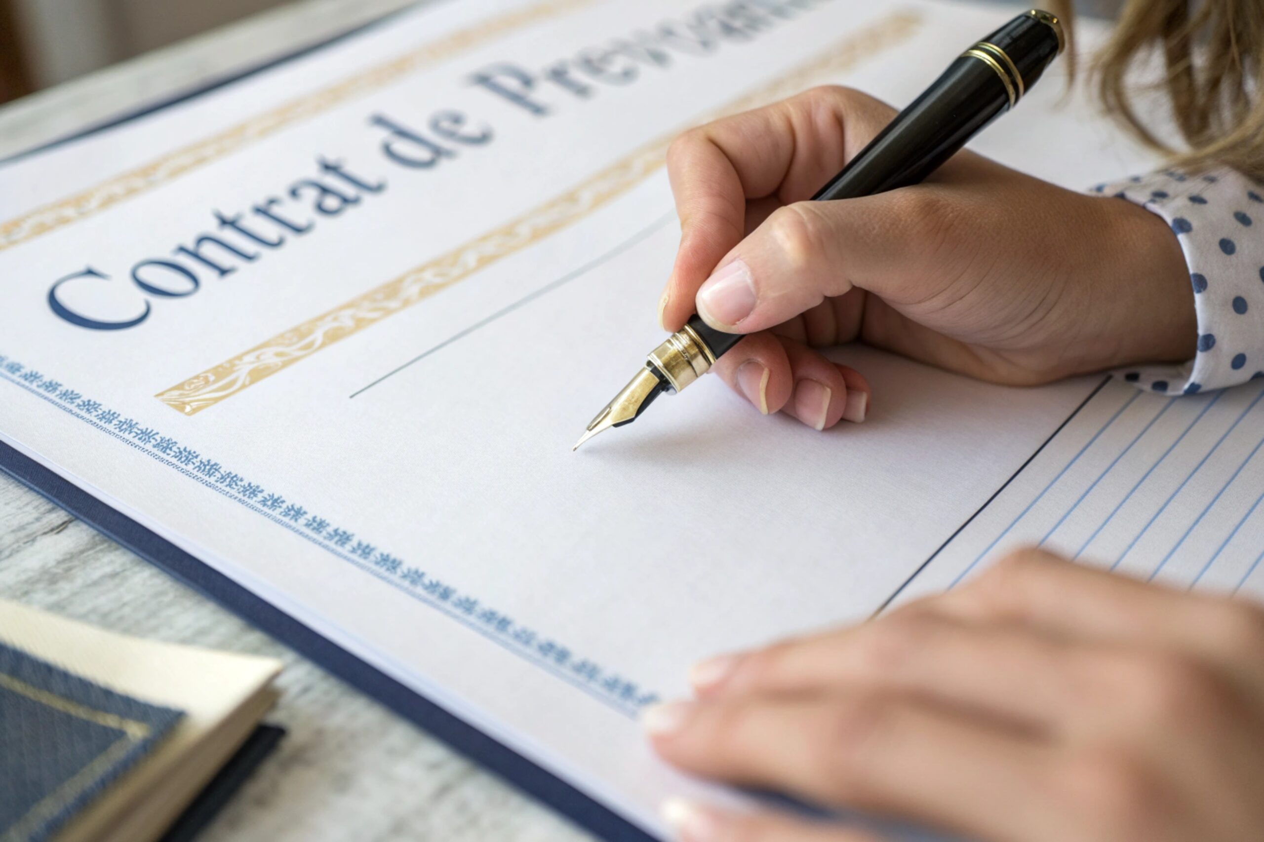 Illustration d’un contrat de prévoyance pour salarié